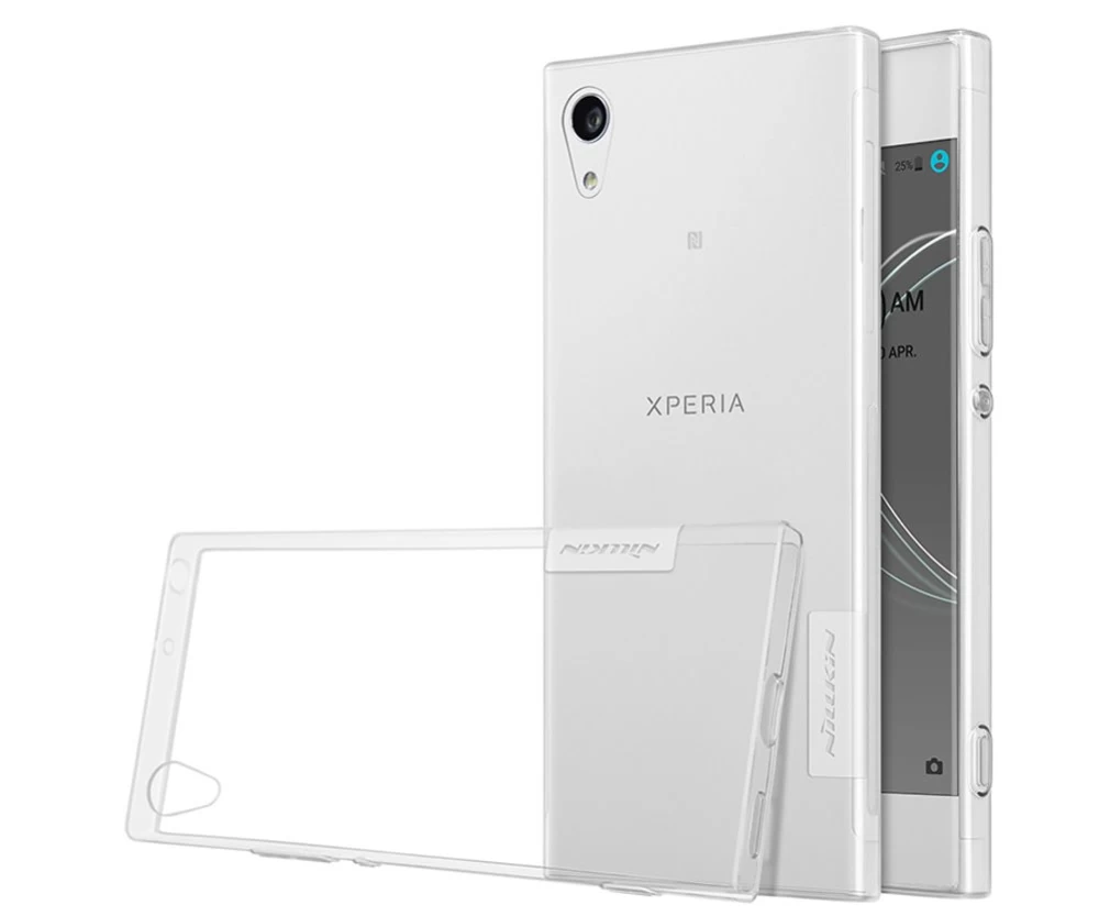 Sony Xperia XA1 ümbris läbipaistev hall TPU 