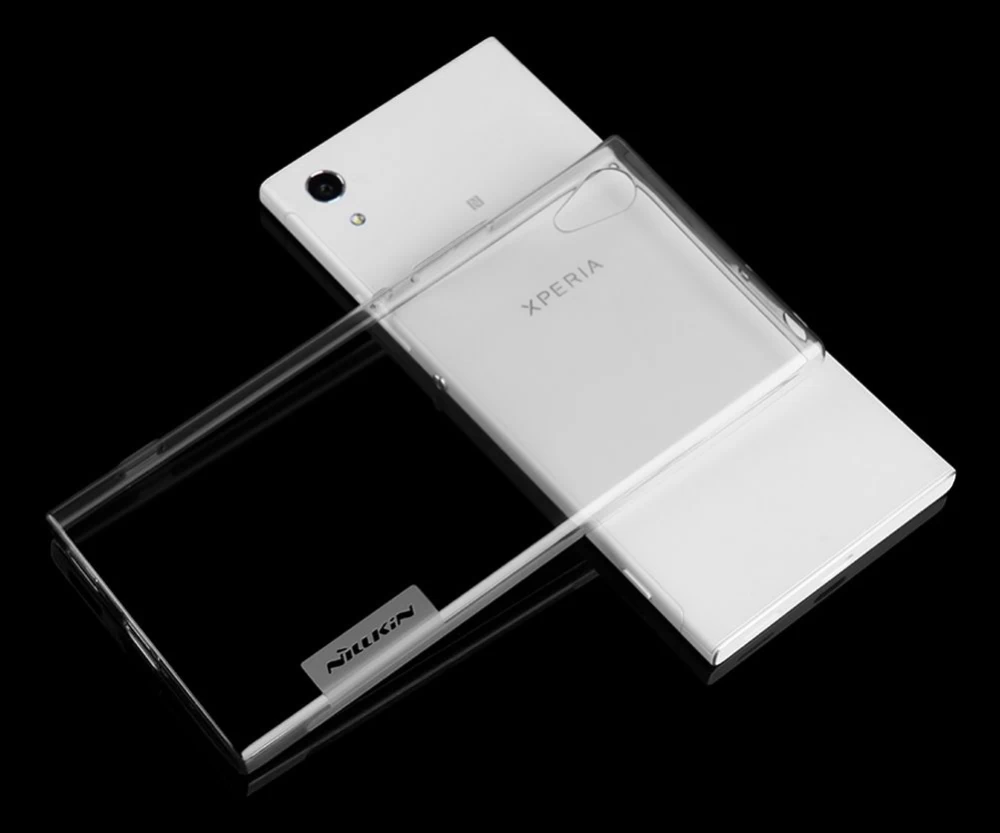 Sony Xperia XA1 skal transparent grå TPU 