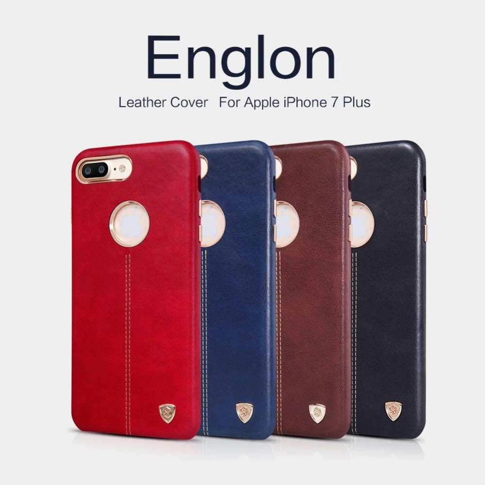 Apple iPhone 7 Plus skal blå Nillkin Englon Leather 