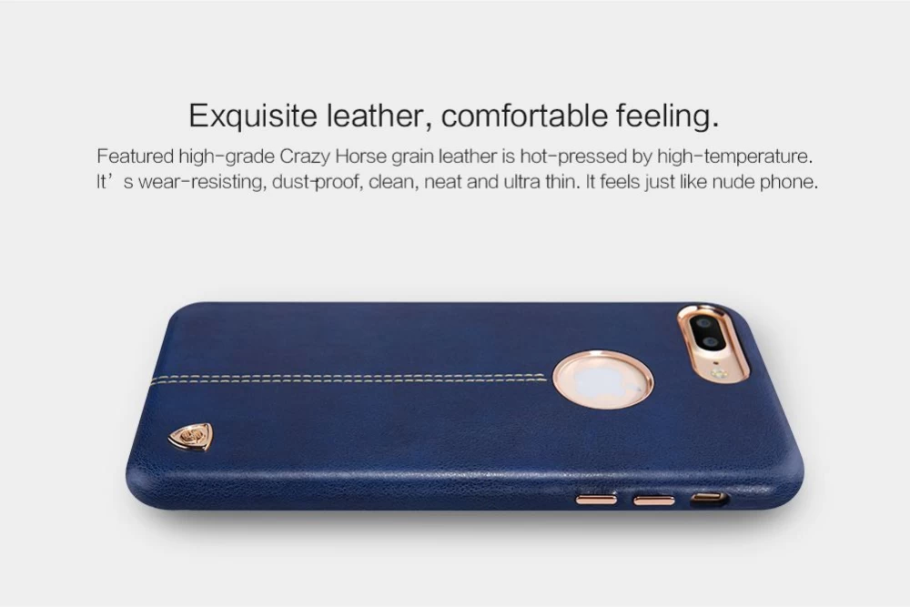 Apple iPhone 7 Plus skal blå Nillkin Englon Leather 
