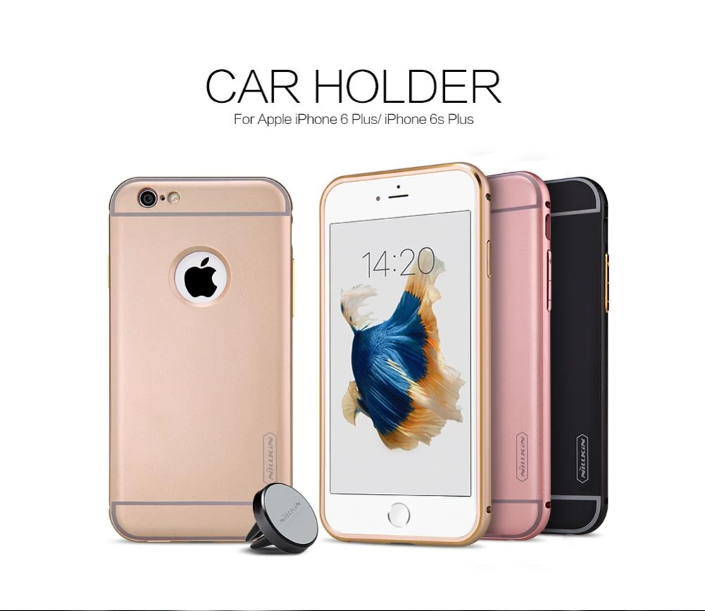 Apple iPhone 6 Plus case pink gold Nillkin Car Holder/Protection 