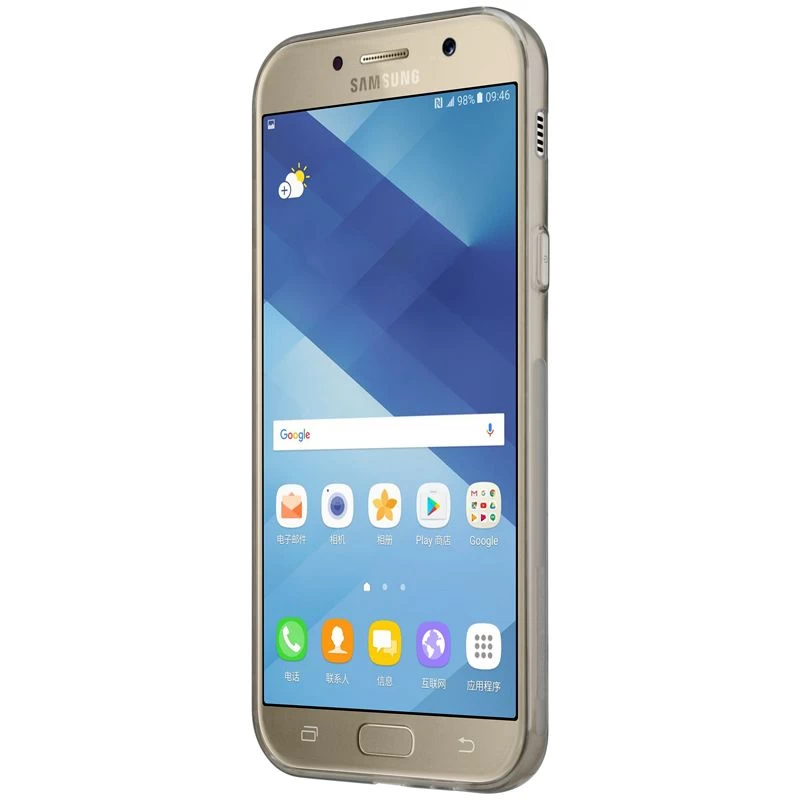 Samsung Galaxy A3 (2017) vāciņš caurspīdīgs pelēks Nillkin TPU