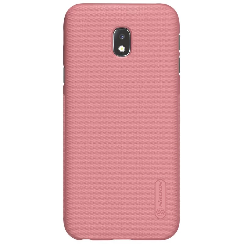 Samsung Galaxy J3 (2017) vāciņš rozā zelta Nillkin Super Frosted Shield
