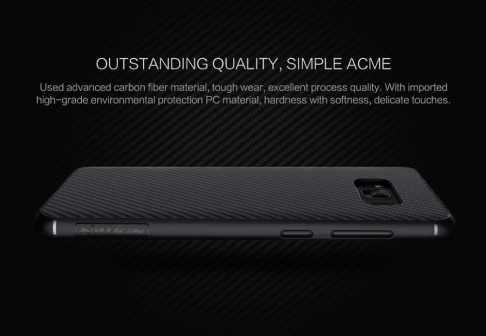 Samsung Galaxy S8 Plus suojakuori musta Synthetic Fiber 