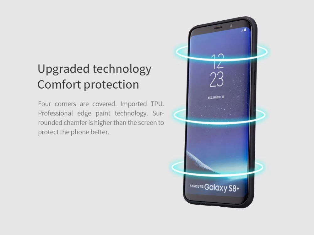 Samsung Galaxy S8 Plus чехол серый Mercier 