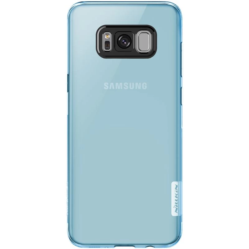 Samsung Galaxy S8 Plus ümbris läbipaistev sinine TPU