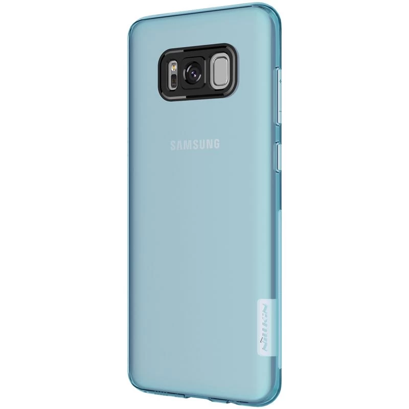 Samsung Galaxy S8 Plus ümbris läbipaistev sinine TPU