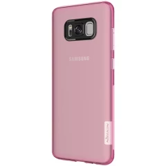 Samsung Galaxy S8 Plus skal genomskinlig rosa TPU 
