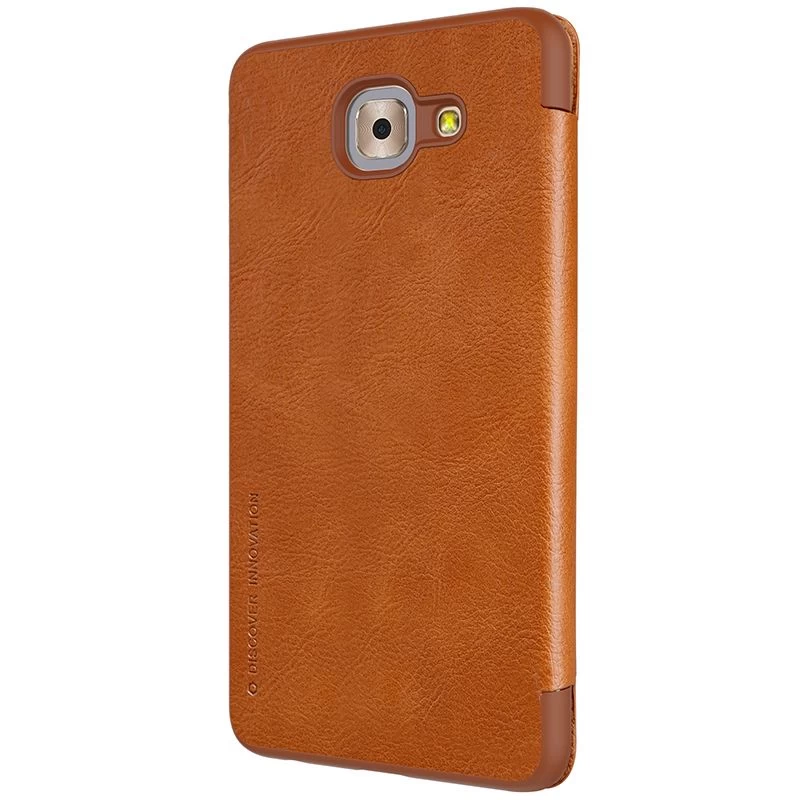 Samsung Galaxy J7 Max (2017) maciņš brūns Nillkin Qin Leather