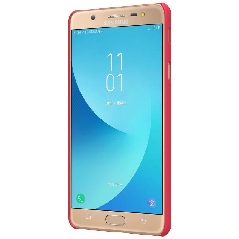 Samsung Galaxy J7 Max (2017) vāciņš sarkans Nillkin Super Frosted Shield