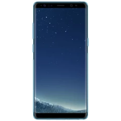Samsung Galaxy Note 8 dėklas skaidrus mėlynas TPU 