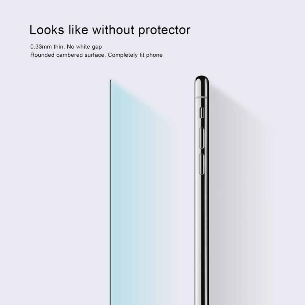 Apple iPhone X защитное стекло черный Nillkin 3D AP+MAX Tempered Glass