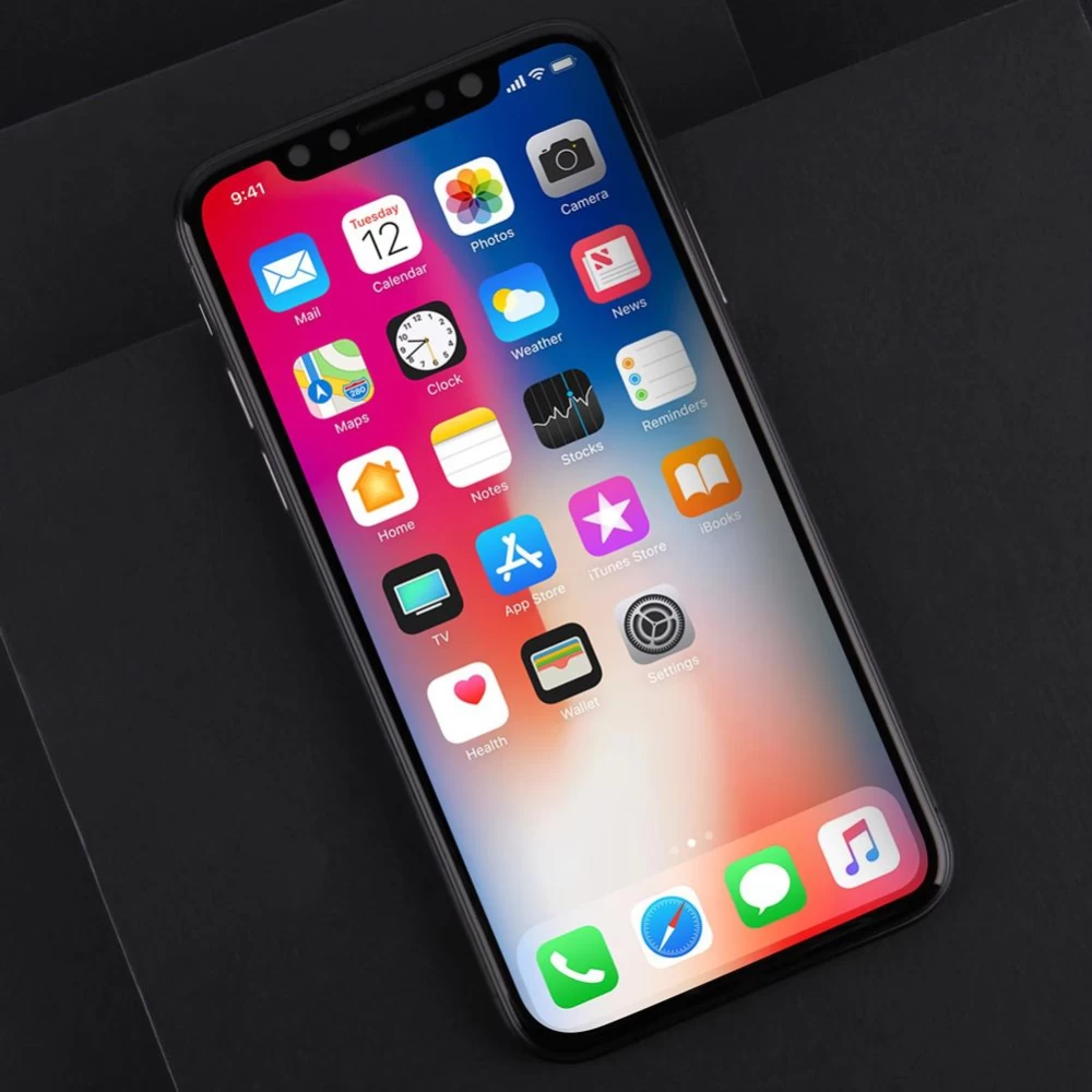 Apple iPhone X защитное стекло черный Nillkin 3D AP+MAX Tempered Glass