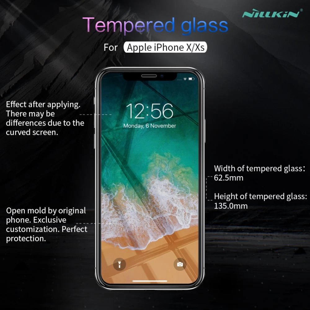 Apple iPhone X panssarilasi läpinäkyvä Nillkin H+PRO Tempered Glass
