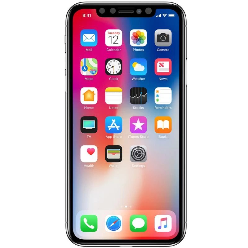 Apple iPhone X защитное стекло черный Nillkin 3D AP+MAX Tempered Glass