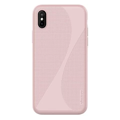 Apple iPhone X suojakuori pinkki Nillkin Flex II