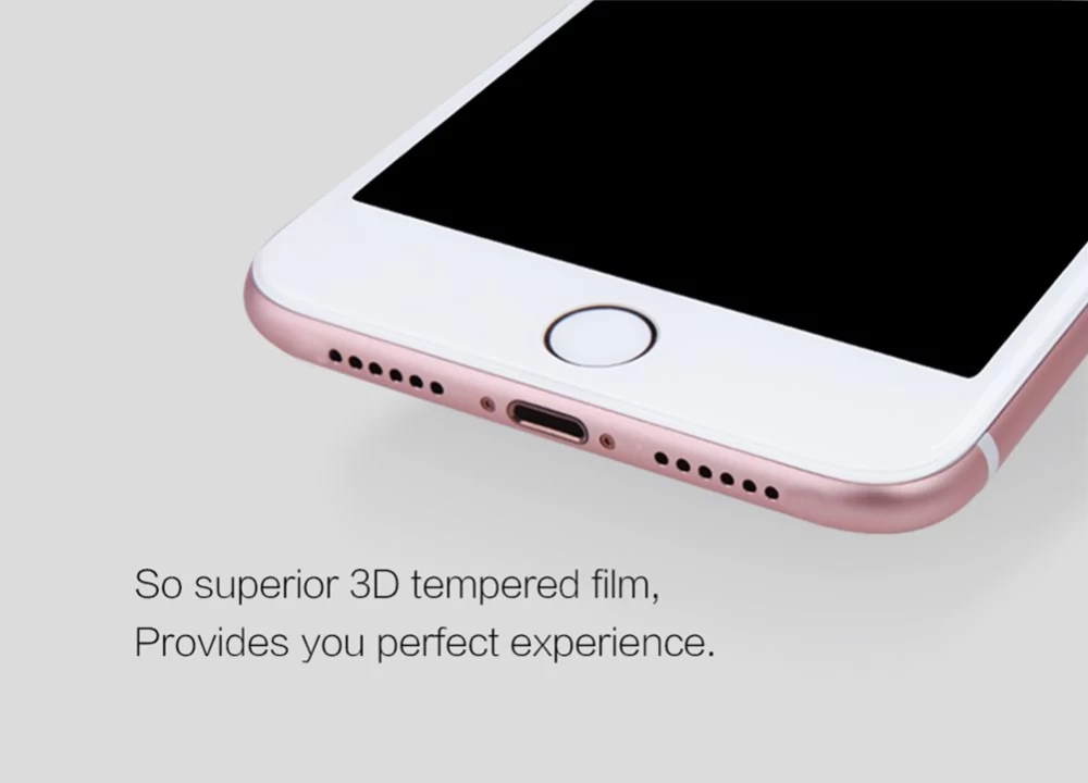Apple iPhone 8 apsauginis stiklas baltas Nillkin 3D CP+MAX Tempered Glass