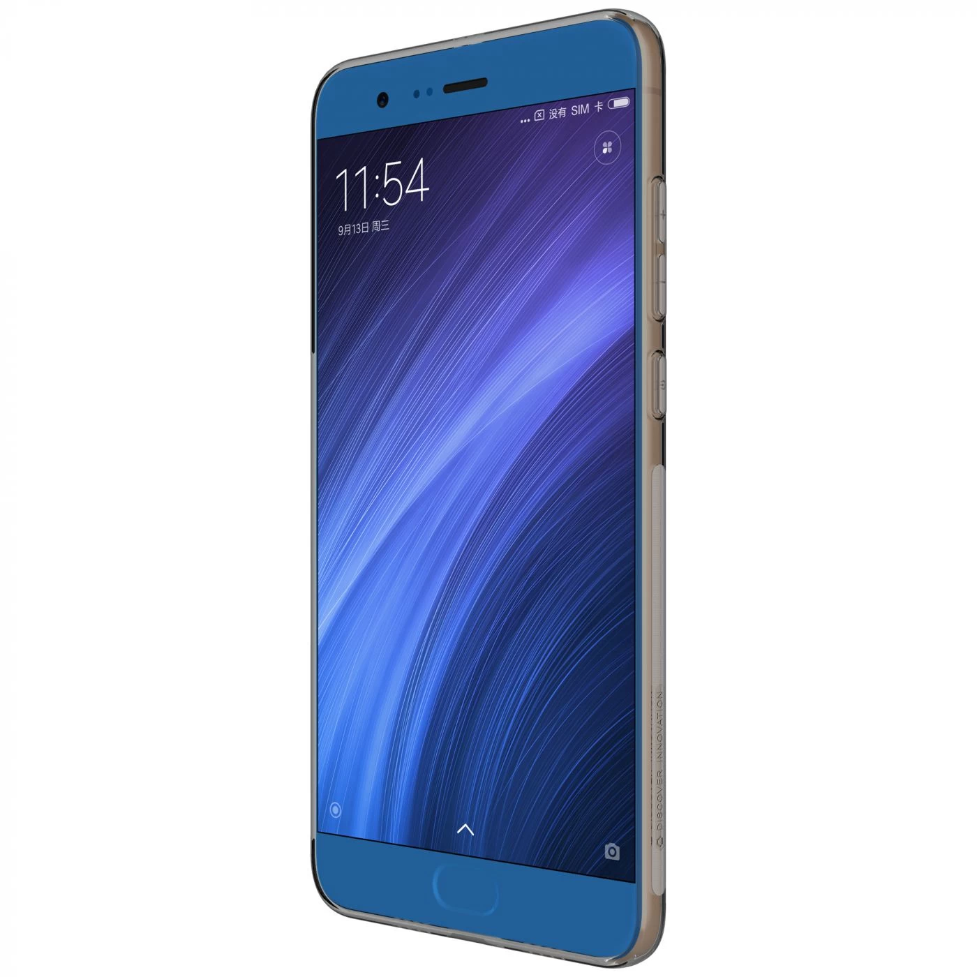 Xiaomi Mi Note 3 ümbris läbipaistev hall TPU