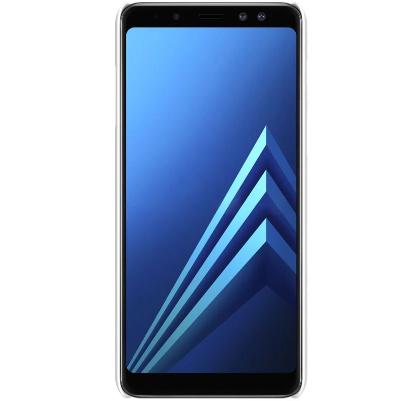 Samsung Galaxy A8 Plus vāciņš balts Nillkin Super Frosted Shield