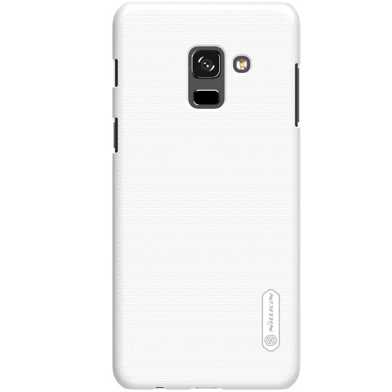 Samsung Galaxy A8 Plus vāciņš balts Nillkin Super Frosted Shield