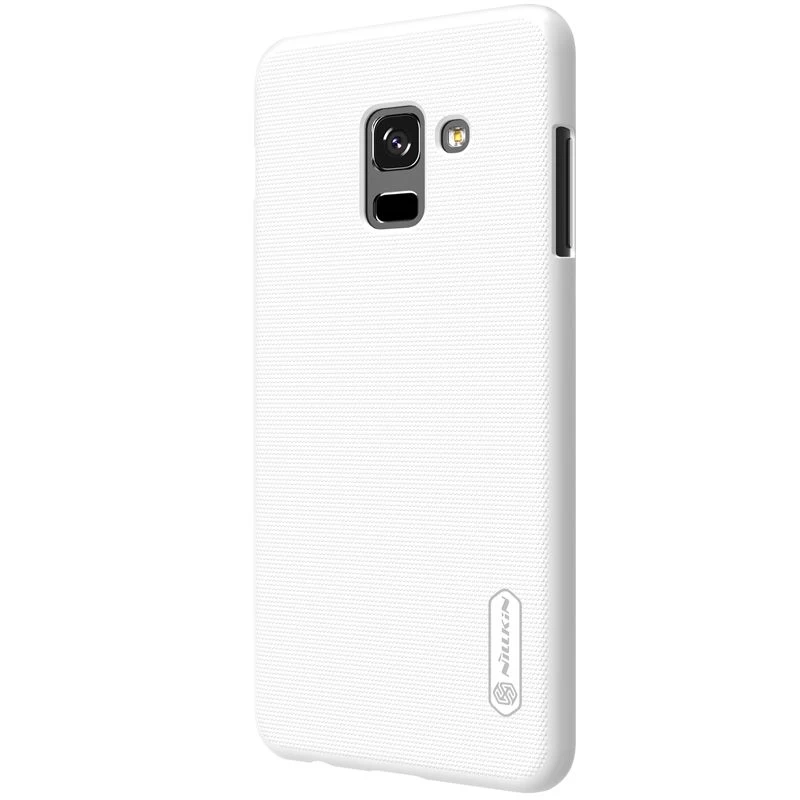 Samsung Galaxy A8 Plus vāciņš balts Nillkin Super Frosted Shield