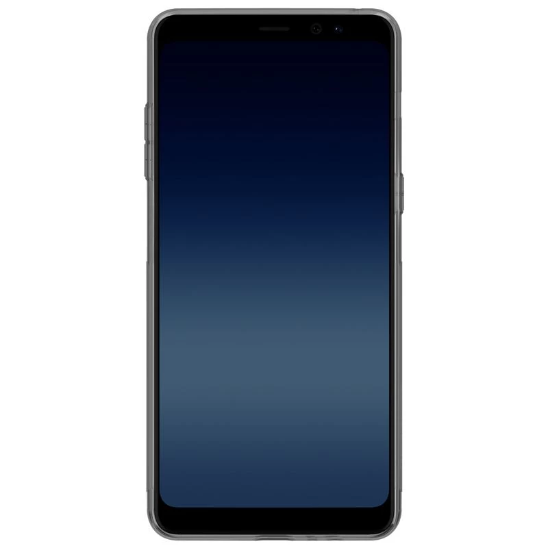 Samsung Galaxy A8 Plus case transparent gray Nillkin TPU