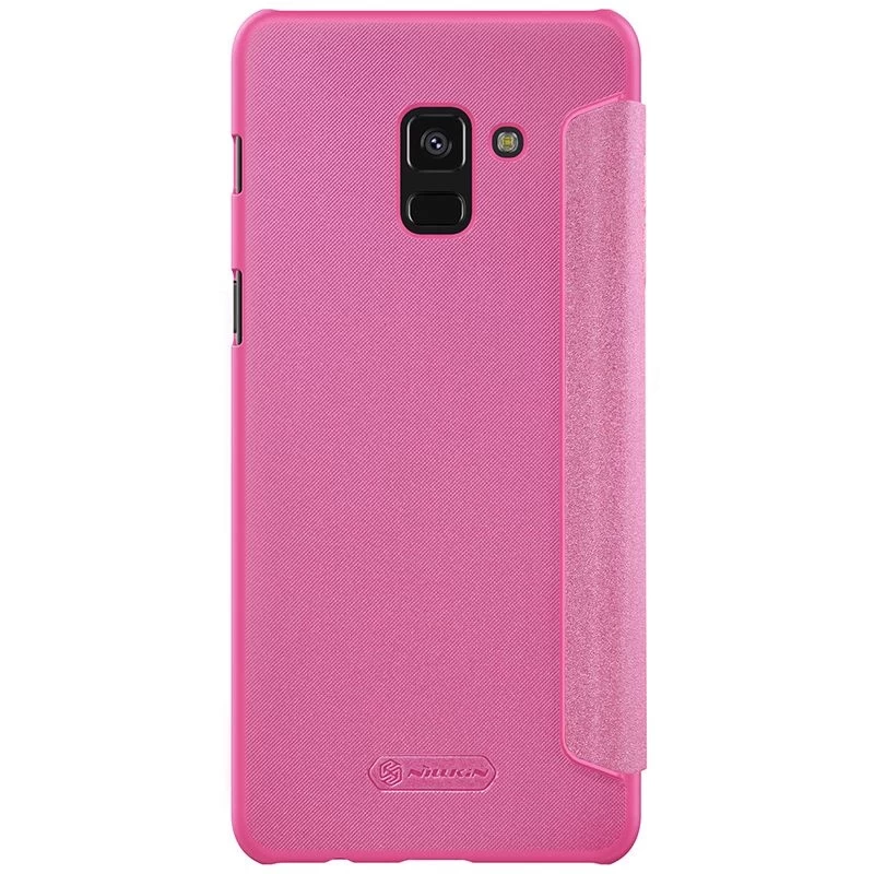 Samsung Galaxy A8 Plus maciņš rozā Nillkin Sparkle Leather