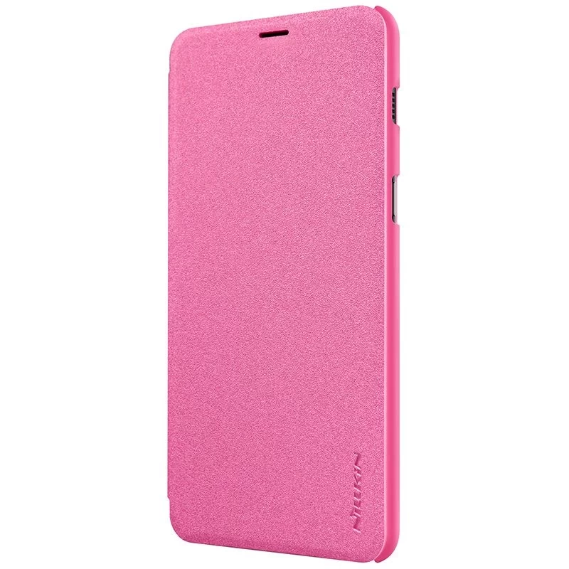 Samsung Galaxy A8 Plus maciņš rozā Nillkin Sparkle Leather