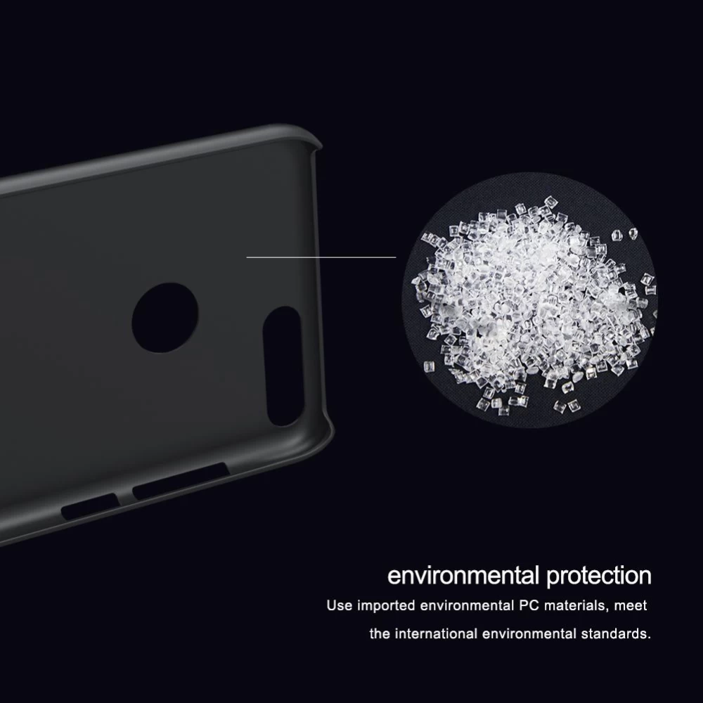 Huawei P Smart (Enjoy 7S) vāciņš balts Super Frosted Shield 