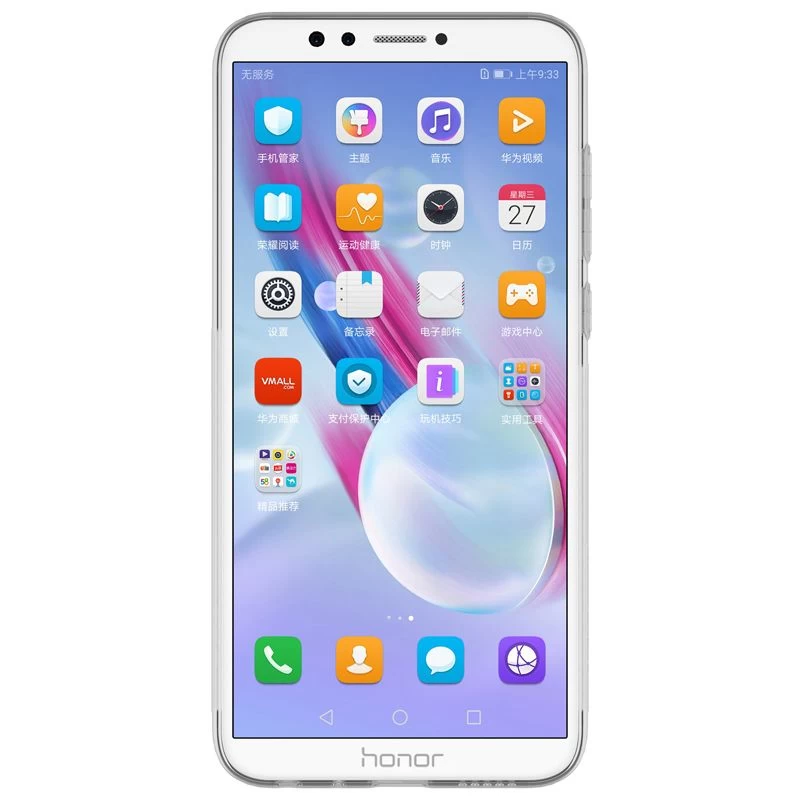 Honor 9 Lite vāciņš caurspīdīgs TPU Huawei