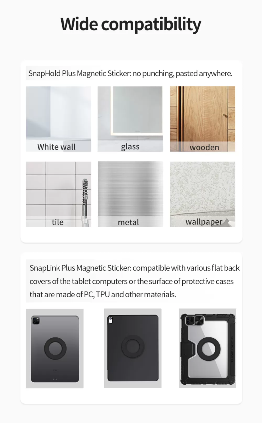  Magnetic Plate NILLKIN SNAPLINK PLUS MAGNETIC STICKER (1PC) 