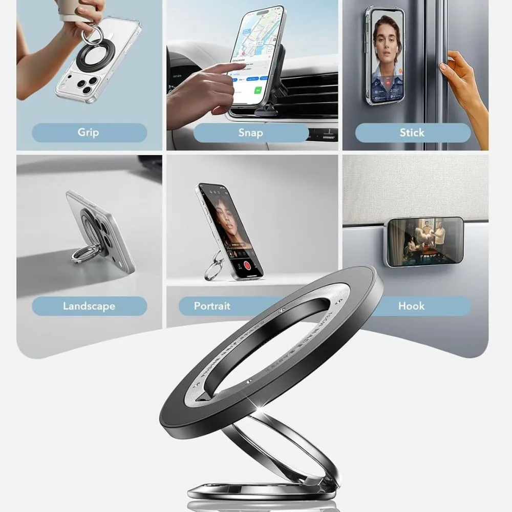 Puhelintarvikkeet Magnetic Plate ESR MAGNETIC 360 HALOLOCK MAGSAFE PHONE RING 