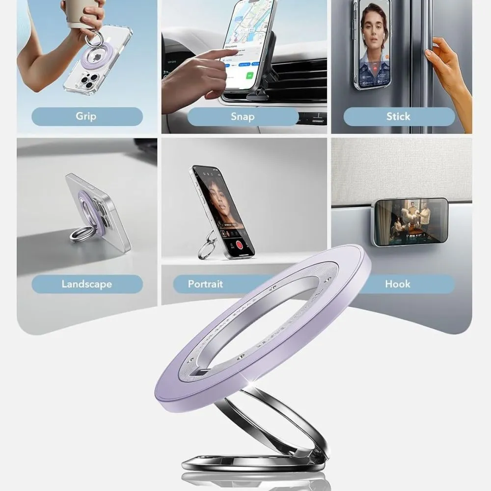 Puhelintarvikkeet Magnetic Plate ESR MAGNETIC 360 HALOLOCK MAGSAFE PHONE RING 