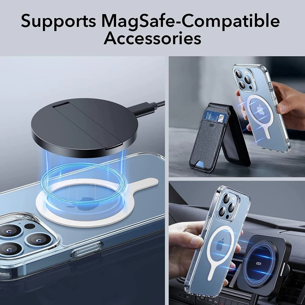 Tarvikud Magnetic Plate ESR HaloLock MagSafe Universal Ring 2-pack  valge