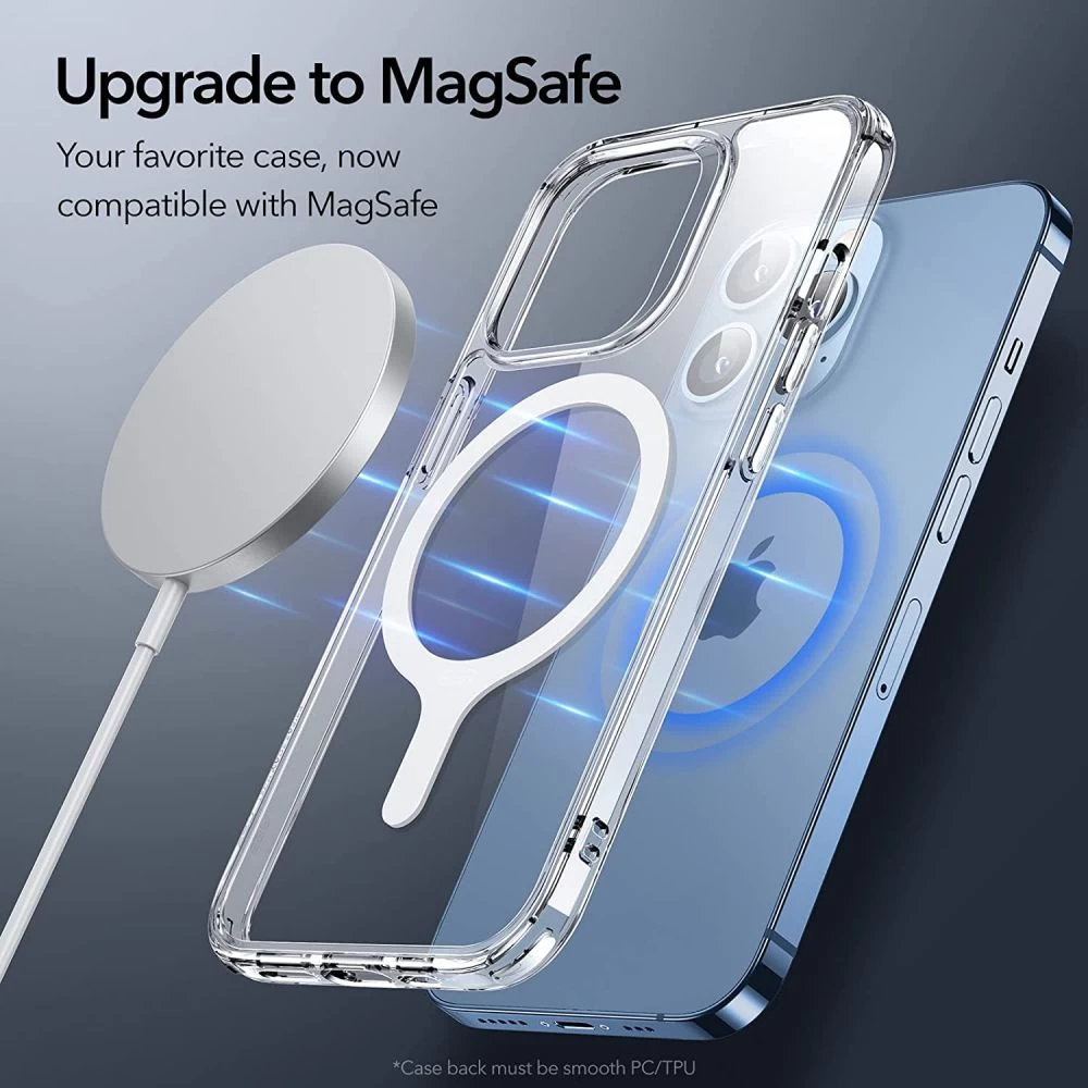 Tarvikud Magnetic Plate ESR HaloLock MagSafe Universal Ring 2-pack  valge