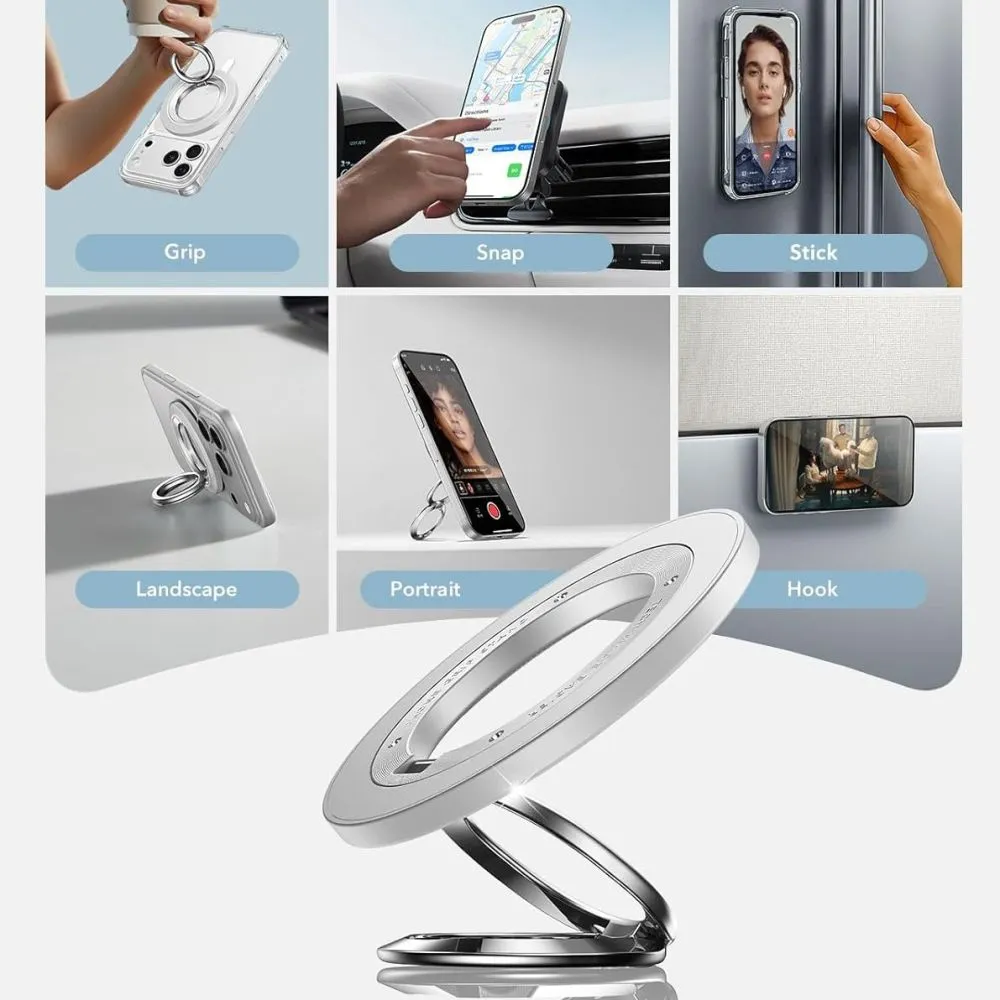 Tillbehör Magnetic Plate ESR MAGNETIC 360 HALOLOCK MAGSAFE PHONE RING  vit