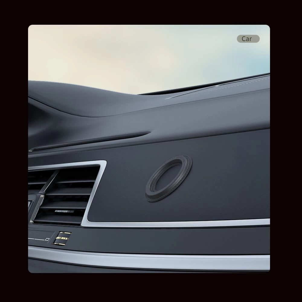 Tarvikud Magnetic Plate Nillkin SnapHold Sticker (Vegan Leather) (2-pack)  pruun