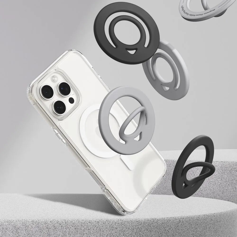 Accessories Magnetic Plate SPIGEN DUAL POP MAG MAGSAFE PHONE RING  black