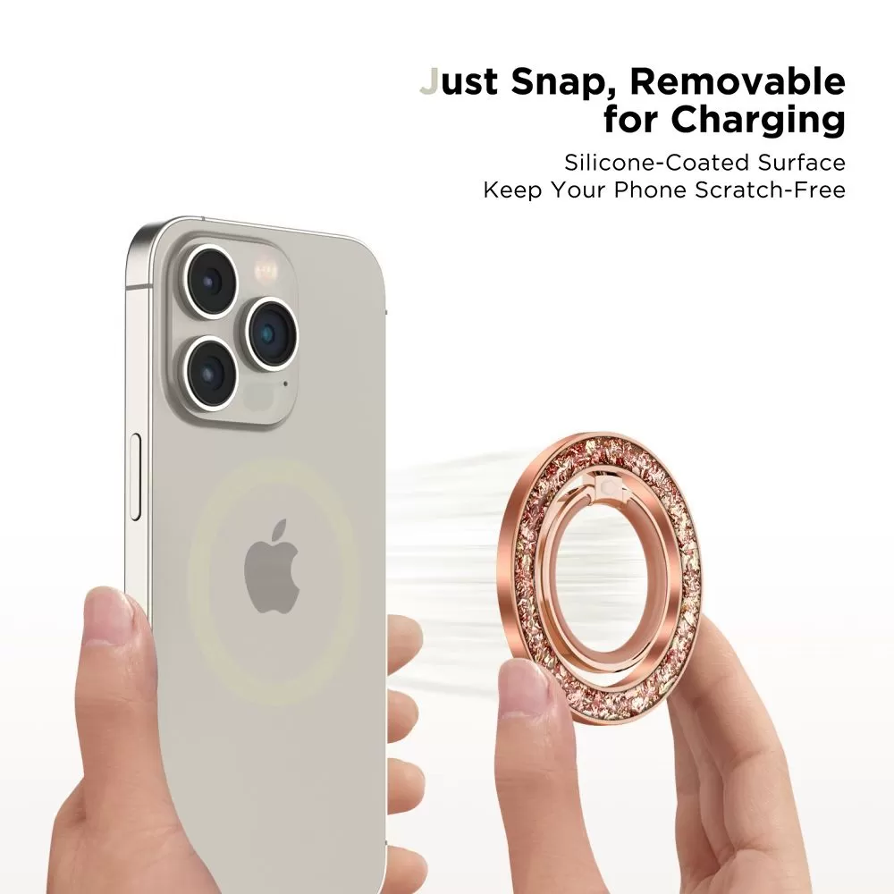 Tarvikud Magnetic Plate TECH-PROTECT MMR200 MAGSAFE PHONE RING  roosa kuld