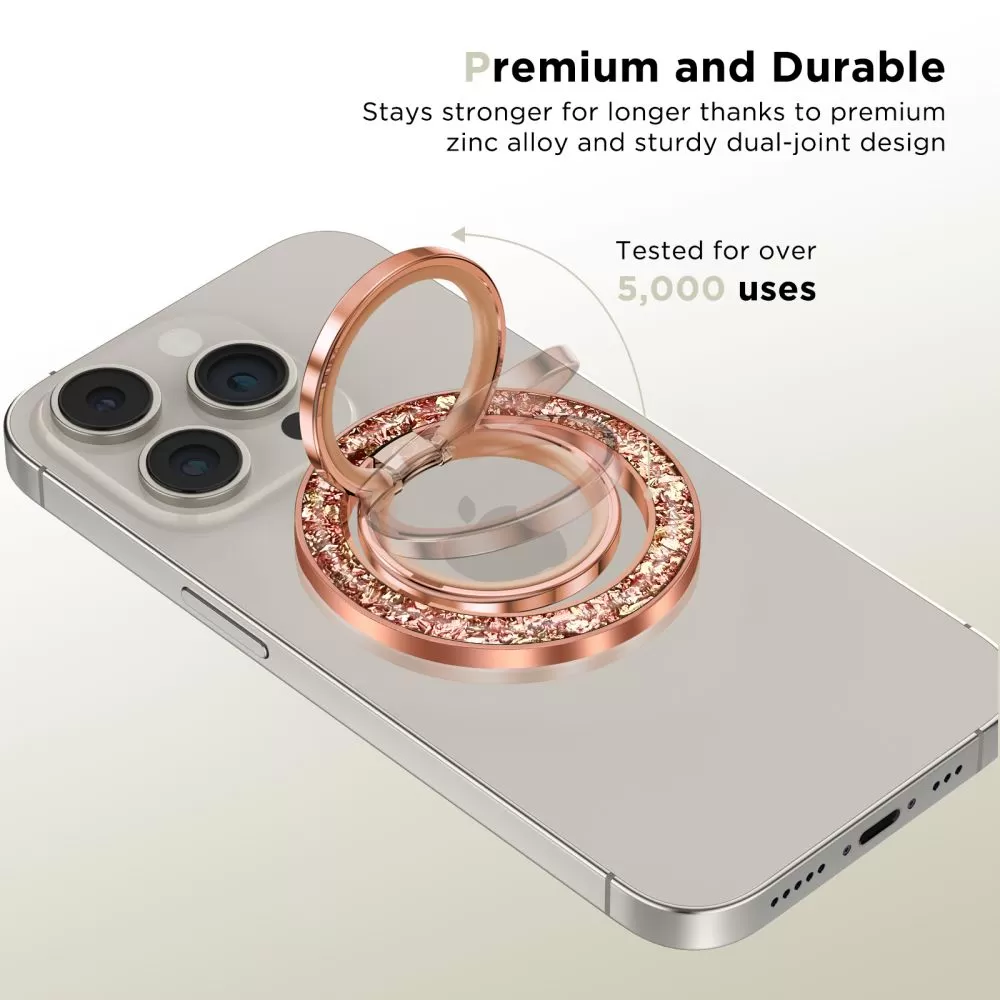 Tarvikud Magnetic Plate TECH-PROTECT MMR200 MAGSAFE PHONE RING  roosa kuld