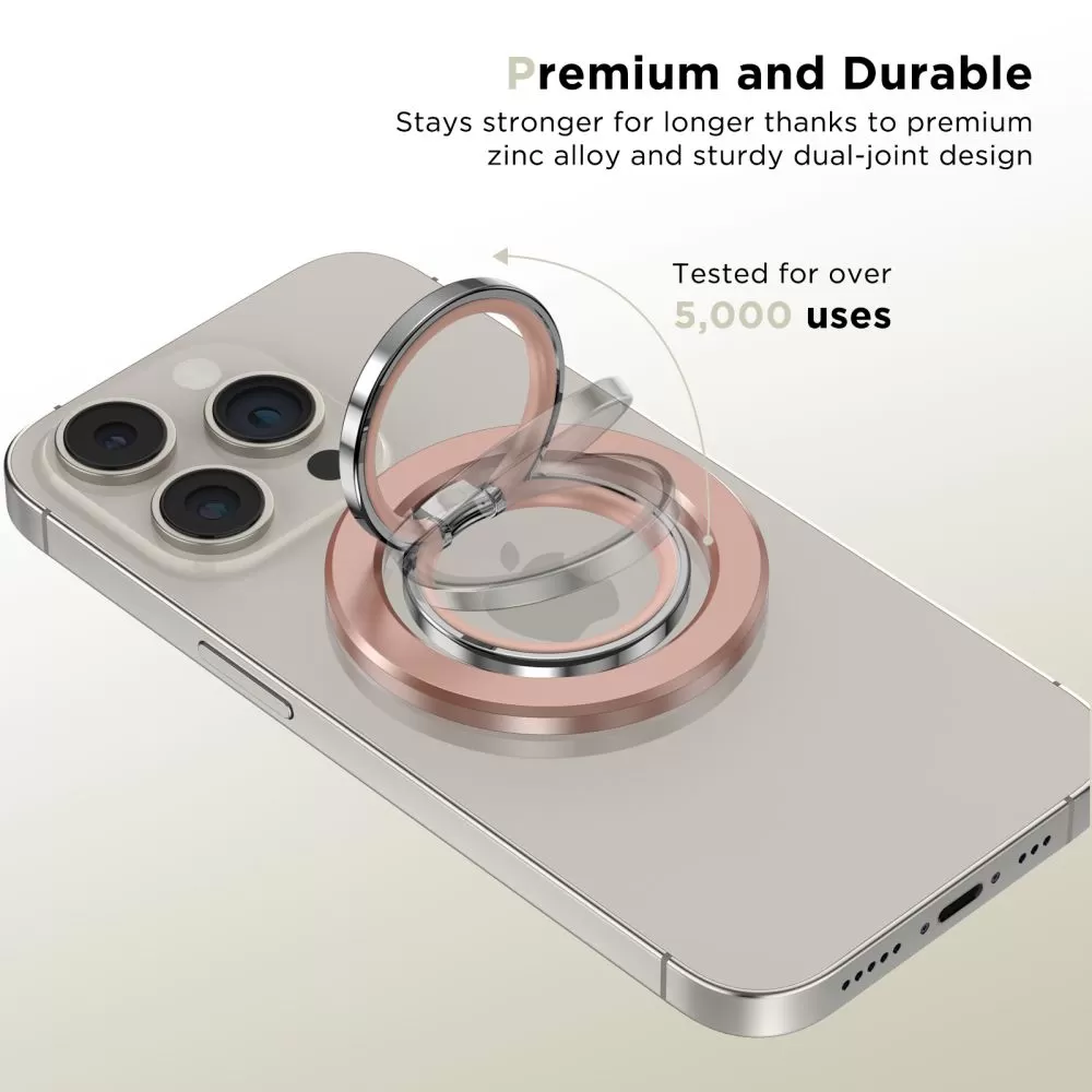 Tarvikud Magnetic Plate TECH-PROTECT MMR300 MAGSAFE PHONE RING  roosa kuld