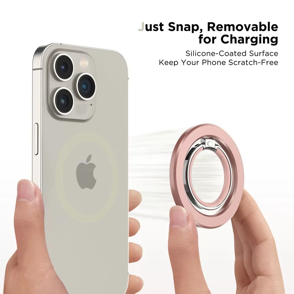 Tarvikud Magnetic Plate TECH-PROTECT MMR300 MAGSAFE PHONE RING  roosa kuld