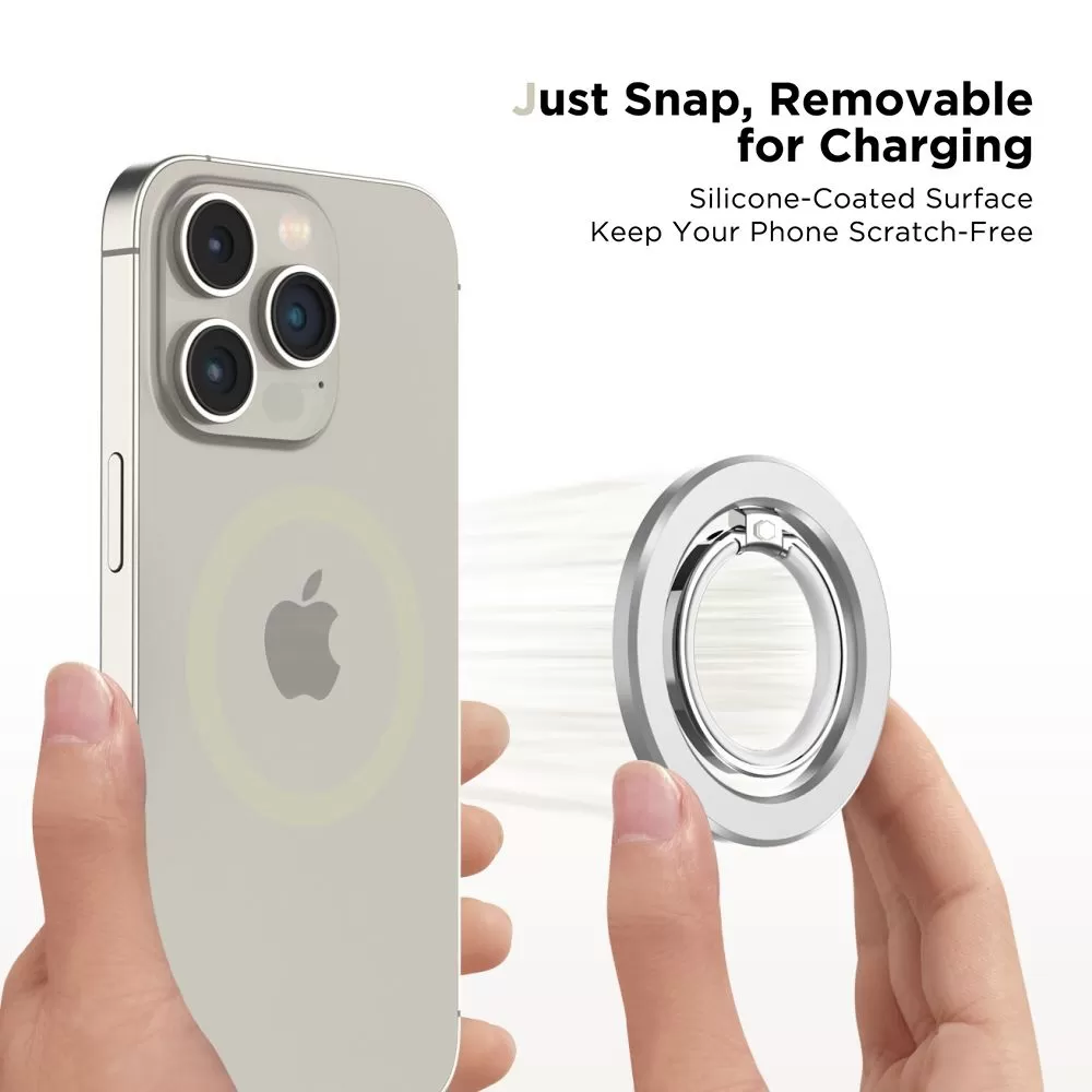 Tarvikud Magnetic Plate TECH-PROTECT MMR300 MAGSAFE PHONE RING  hõbe