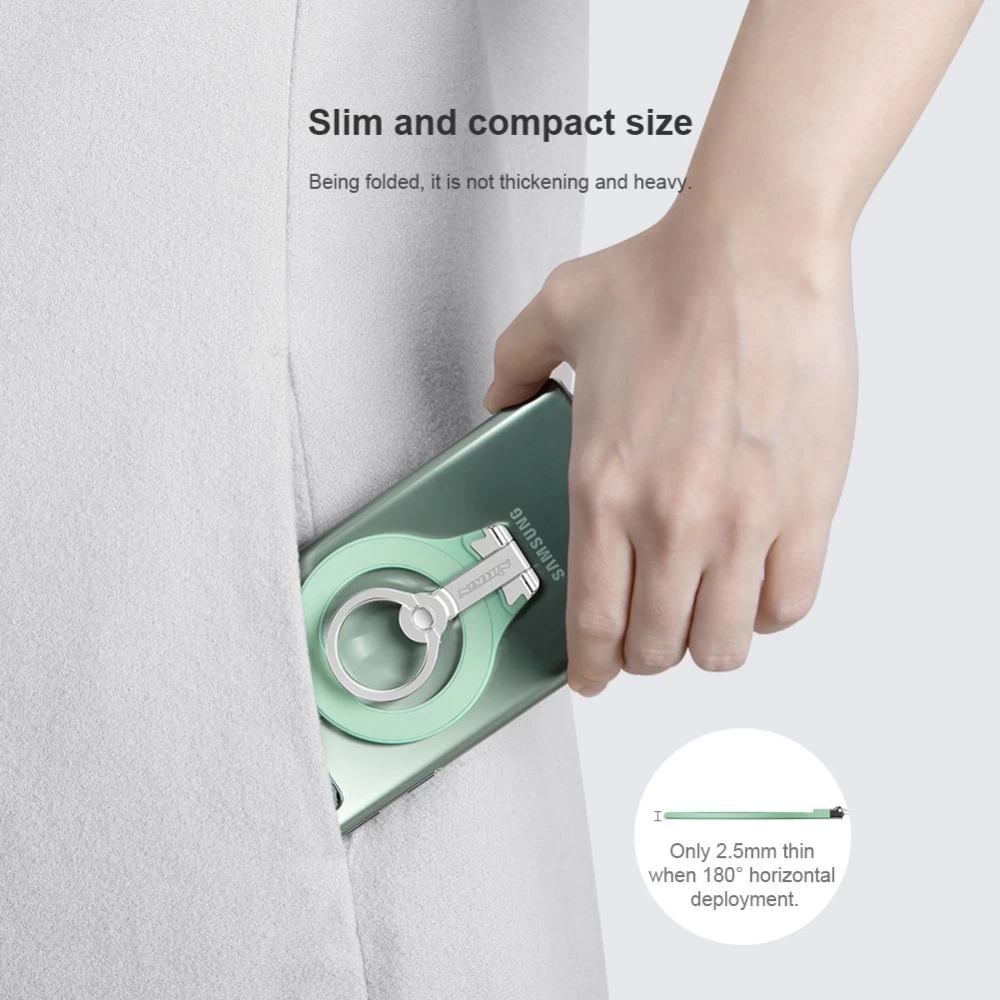 Tarvikud Magnetic Plate Nillkin SnapGrip Adhesive Ring Holder  sinine