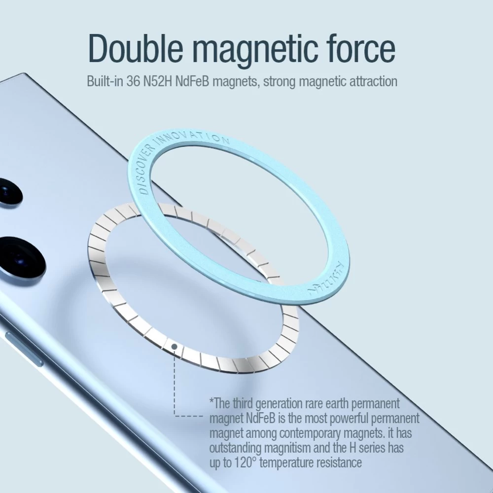 Tarvikud Magnetic Plate NILLKIN SNAPLINK AIR MAGNETIC STICKER (2-pcs) 1.6mm  sinine