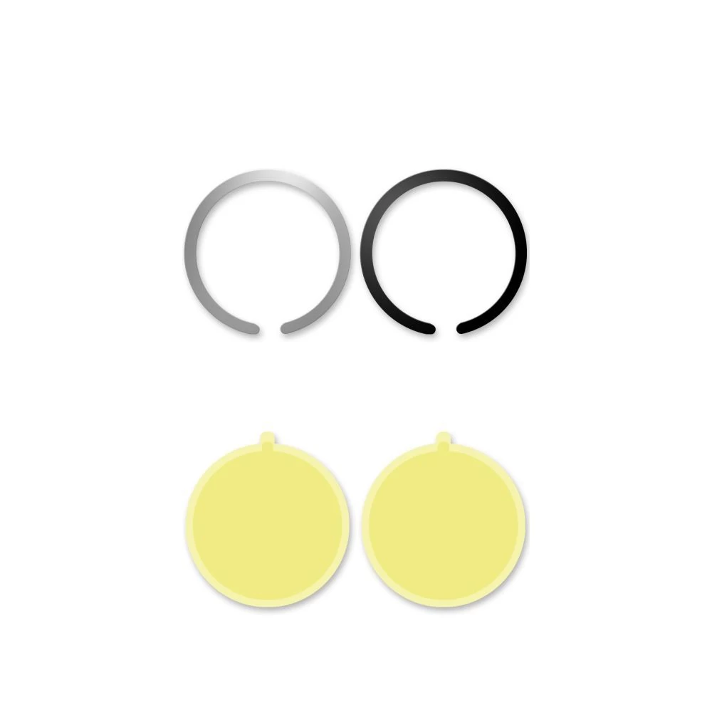 Aксессуары Magnetic Plate TECH-PROTECT METALPLATE MAGSAFE UNIVERSAL MAGNETIC RING (2-pack)