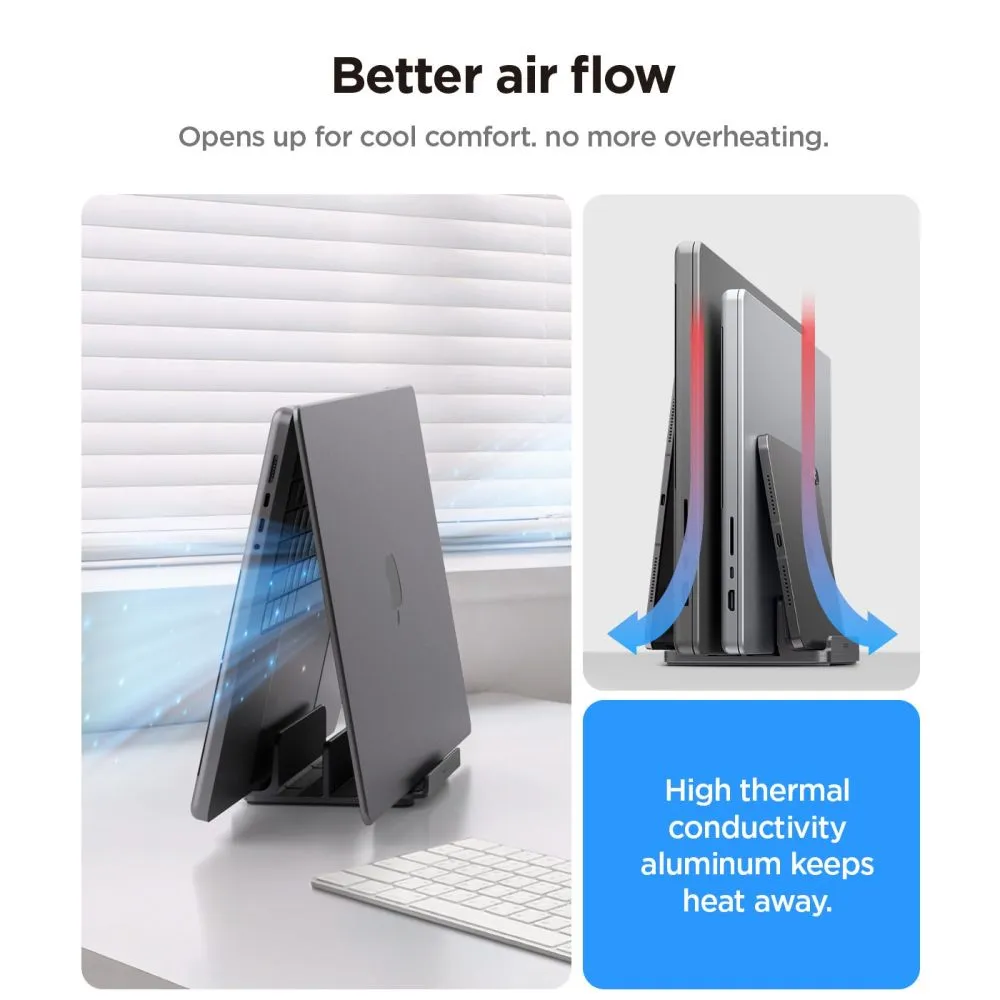 Priedai Other SPIGEN LD208S4 VERTICAL LAPTOP STAND 