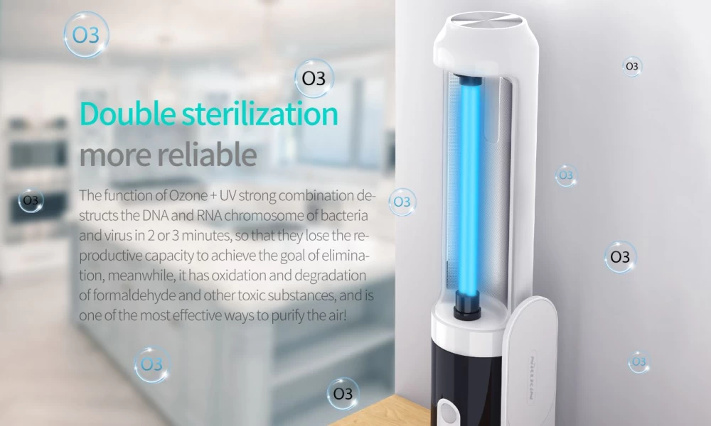  Dažādi Nillkin SmartPure Ultraviolet Sanitizing Sterilization Lamp 