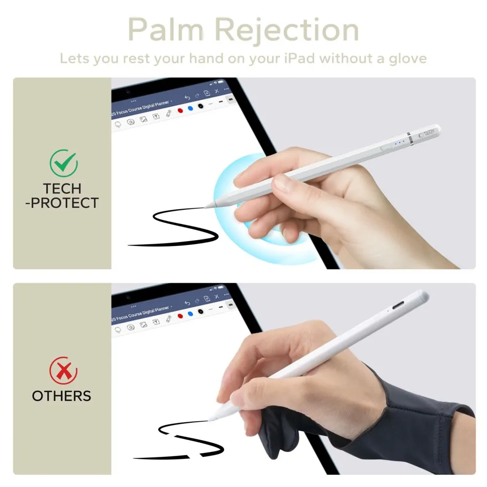 Accessories Other TECH-PROTECT DIGITAL MAGNETIC STYLUS PEN ”3” Apple iPad  white