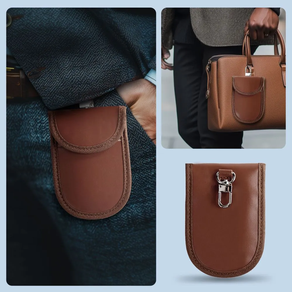Tarvikud Other telefoni ümbris pruun TECH-PROTECT KLR100 POUCH KEYLESS RFID SIGNAL BLOCKER CASE